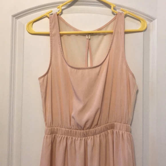 Pale Pink Keyhole Dress - Picture 2 of 3